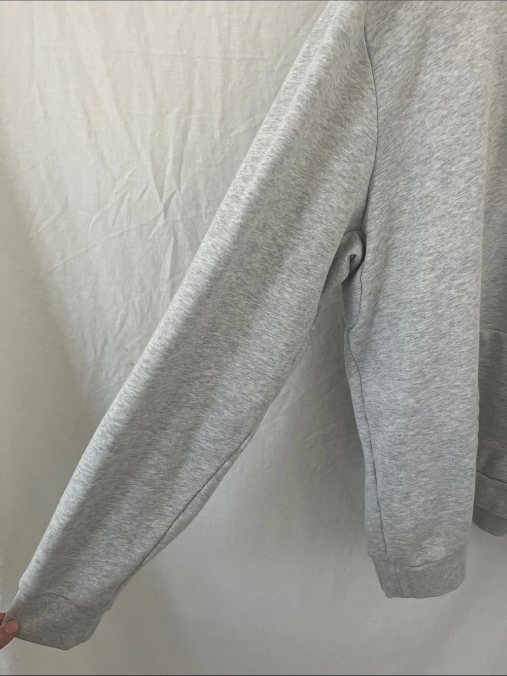 Banana Republic Light Gray Hooded Sweatshirt